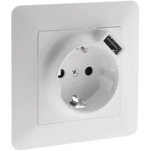 Zenitech - ARTEZO PRISE SHUKO + USB BLC pas cher