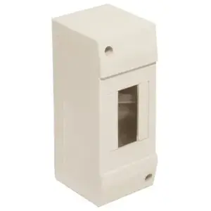ZENITECH Coffret électrique nu à équiper 1 rangée 2 modules blanc