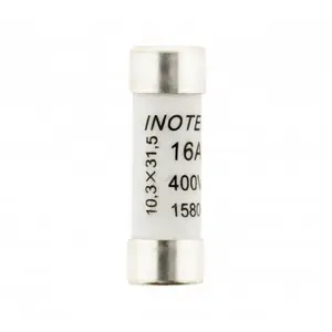 3 fusibles céramique Zenitech 10,3X31,5mm 16A sans voyant pas cher