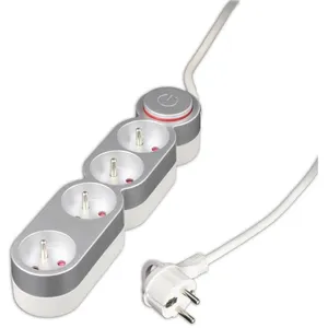 Comparateur de prix : Home Bloc multiprises 4 prises 16A avec interrupteur équipé d'une fich...