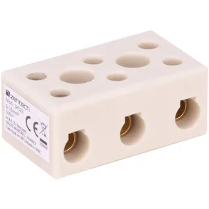 ZENITECH BORNE STEATITE TRIPOLAIRE 6 A 16 MM² pas cher