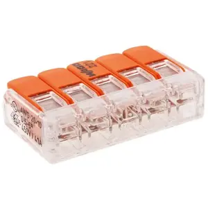 WAGO Borne de Raccordement S221 Compact 5 ConducteursVendu parcdiscount