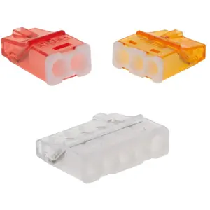 Comparateur de prix : Bornes de Connexion - Wago - BLM Mini Connex - Lot de 100 - 2/3/5 Entrées