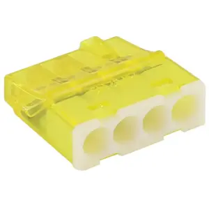 Borne à insertion directe - BLM - Mini Connex - 4 entrées - 0,2 à 2,5 mm² - 450 V, 24 A pas cher