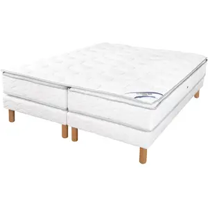 Comparateur de prix : Literie Duvivier Ensemble matelas ressorts et sommier tapissier 2 x 100 x 200 cm