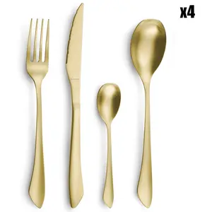 Amefa - Ménagère intuition dorée - 16 pièces T.U pas cher