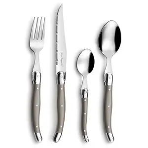 Comparateur de prix : Lou Laguiole Ensemble de coutellerie 24 pcs Tradition Taupe TU