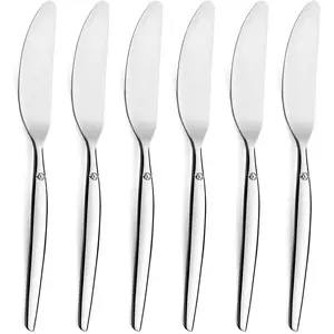 Lou Laguiole - 6 couteaux à beurre jet miroir gris - 30x5x3 cm T.U pas cher