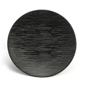 Comparateur de prix : Médard De Noblat - Magma noir - Coffret 6 assiettes dessert