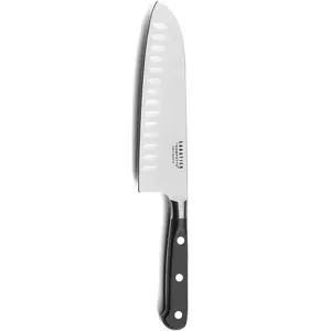 Sabatier Trompette - Couteau Santoku Origin gris/noir - Lame 18 cm T.U pas cher