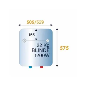 Chauffe-eau électrique blindé vertical mural 200L - THERMOR - 251085 pas cher