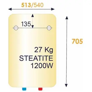 Comparateur de prix : Chauffe-eau électrique vertical mural STÉATIS 100L - THERMOR - 251177