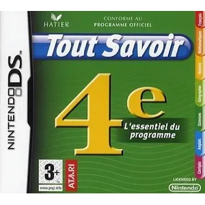 Comparateur de prix : Logithéque WTT Tout Savoir - 4ème Nintendo Ds