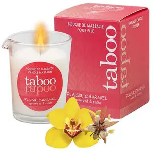 Comparateur de prix : Ruf Taboo Bougie de massage pour elle Plaisir Charnel Aroma Cocoa Blossom 60g