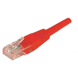 Hypertec Dexlan Cordon reseau patch UTP CAT 6 0,50 m Rouge pas cher