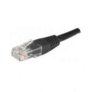 DACOMEX CONNECT 25 m Full Cuivre Cordon Patch RJ45 U/UTP Cat. 6 Noir pas cher