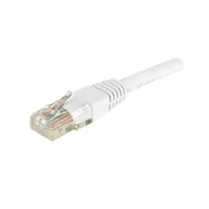 Hypertec DACOMEX Dexlan Câble de raccordement UTP Cat6 RJ45 10 m - Blanc pas cher