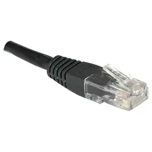 Comparateur de prix : CUC Cordon patch RJ45 u/utp cat 6 noir - 0.5 m (246771) - Exertis Connect