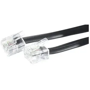Hypertec Dexlan Cordon téléphonique RJ11 noir 2 m pas cher