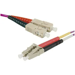 CUC Jarretière optique duplex 2.0 mm multi OM4 50/125 SC-UPC/LC-UPC...