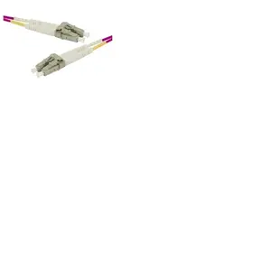 Hypertec Cordon duplex om4 50 125 rose lszh lc lc - 15m pas cher