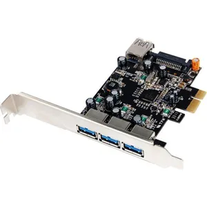Carte contrôleur USB 3.0 PCI-Express 3 ports +1 int. +Low Profile pas cher