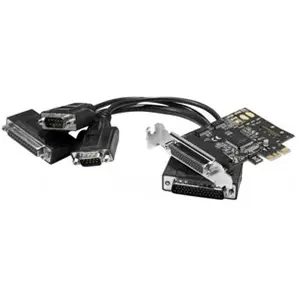 Carte PCI-Express 1X - 2xRS232 +1xParallele Low Profile pas cher
