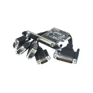 Comparateur de prix : Dexlan Carte PCI Express I/O série Low Profile avec 4 x RS232 Port