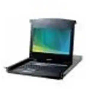 Dexlan console lcd 18,5" 1080p full hd 4p kvm vga/usb +câble