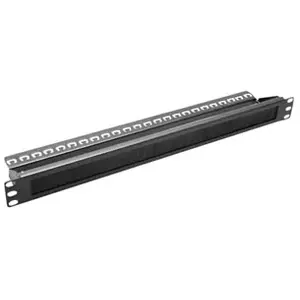 Passe câbles avec brosse 1U 19' avec support (754451) - Dexlan pas cher