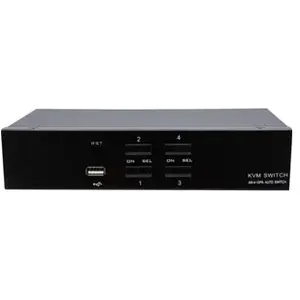 Comparateur de prix : Dexlan Kvm Switch Usb/ Hdmi1.4 4k2k- 2 Ports With Cables