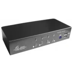 Switch KVM DVI/USB + audio livré avec cables - 4 ports pas cher