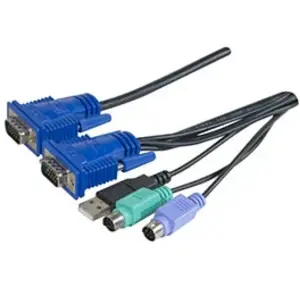 Comparateur de prix : DEXLAN Cordon combo pour kvm evolutif VGA/PS2+USB - 3,0m
