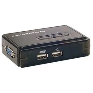 konektikpc Dexlan Switch KVM de poche auto alimenté 2 ports USB + Audio pas cher