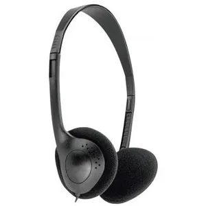 Manutan Casque Stéréo Eco Jack 3.5 mm noir (5 m)
