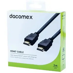DACOMEX Cordon HDMI haute vitesse avec Ethernet - 2 m