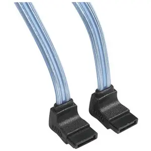 Comparateur de prix : Amazon Câble SATA 2 coudes 50cm - Connecteur SATA 7 points coudé bas 90°