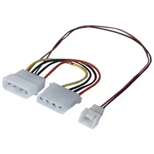 Comparateur de prix : Exertis Connect Adaptateur d alimentation Molex pour ventilateur 3 broches