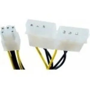 Comparateur de prix : Amazon Adaptateur d alimentation Molex vers PCI-E 6 pins - 25 cm