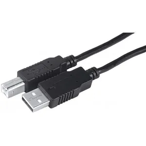 Connect Câble USB 2.0 Type AB M/M High Speed Noir - 1,80m - Technologie USB 2.0 - Certifié 480 Mbps pas cher