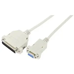 EXC Dexlan - Câble de modem nul - DB-9 (F) pour DB-25 (M) - 3 m pas cher