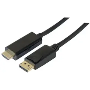 Hypertec Câble vidéo/audio - - DisplayPort 1.2 vers HDMI 1.4 - Ultra HD - Noir pas cher