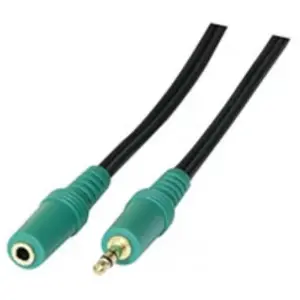Comparateur de prix : Exertis Connect - Rallonge stéréo jack 3.5 mm PC99 - 1,8 m (108864)