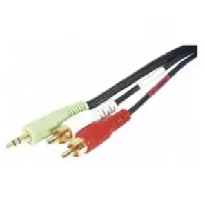 Cordon stéreo Jack 3.5 mm vers 2 x RCA PC99 - 10 m pas cher