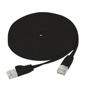 Comparateur de prix : Fröhlich + walter Cordon RJ45 plat categorie 6 U/FTP snagless noir - 7,5 m