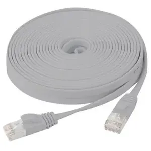Fröhlich + walter Cordon RJ45 plat categorie 6 U/FTP snagless gris - 2 m pas cher