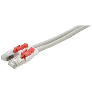 Comparateur de prix : Generique Cordon Patch Rj45 S/ftp Cat6a a Verrouillage Gris - 1 m