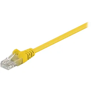 Dexlan CONNECT 0,50 m Cuivre/Aluminium RJ45 Cat. 5e U/UTP Cordon Patch   Jaune