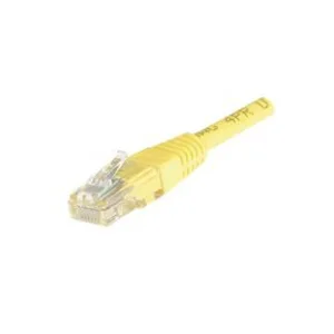 Comparateur de prix : Cordon RJ45 catégorie 5e U/UTP jaune - 1 m