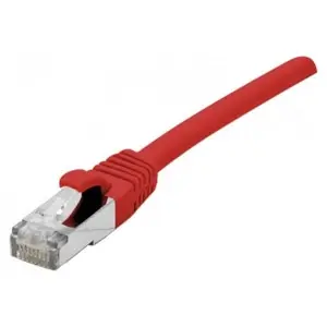 Dexlan CONNECT 0.30 m en cuivre RJ45 Cat. 6 A F/UTP LSZH Snagless Patch Cord   Rouge